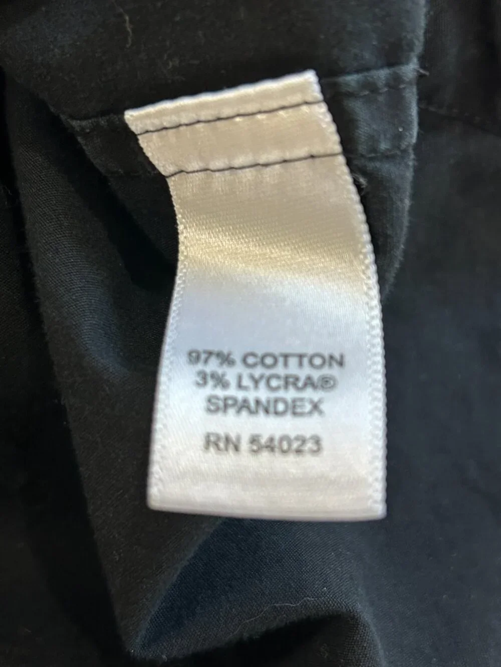 Banana Republic Mens Dress Shirt Black Large 97% Cotton 3% Spandex